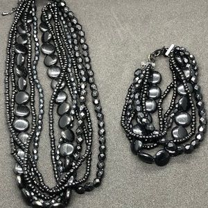 Matching necklace and bracelet from Premier